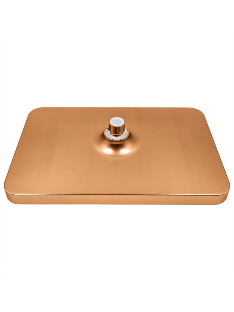 Palarie dus dreptunghiulara REA JS-032 cupru periat 380x210mm efect ploaie [7]