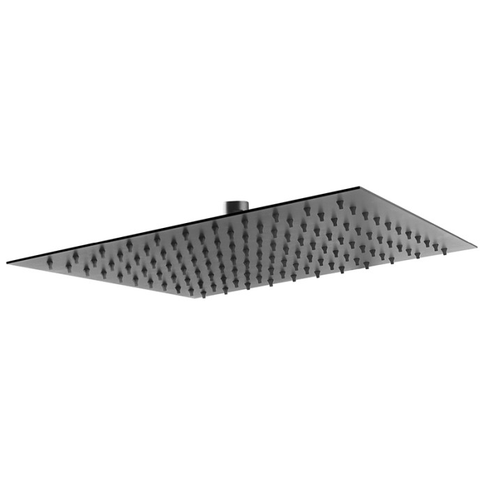 Palarie de dus, Ferro, Slim, 30 x 30 cm, negru mat [1]