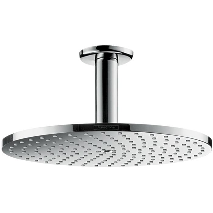 Palarie de dus fix cu brat Hansgrohe, Raindance S, montaj pe tavan, crom [1]
