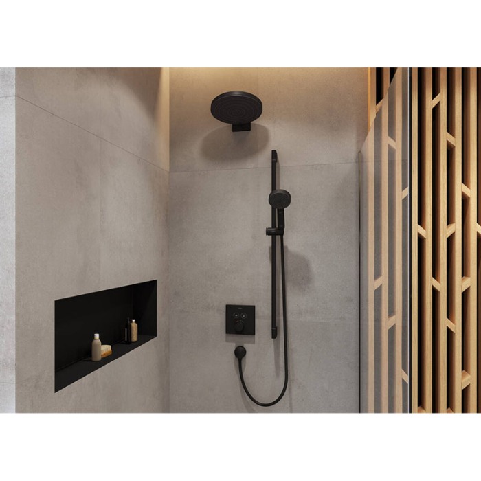 Palarie de dus, Hansgrohe, Pulsify S 260, 1 jet, negru mat [3]