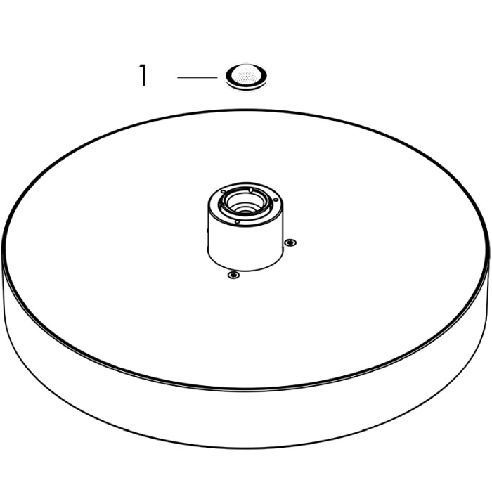 Palarie de dus Hansgrohe, Rainfinity 360, alb mat [4]