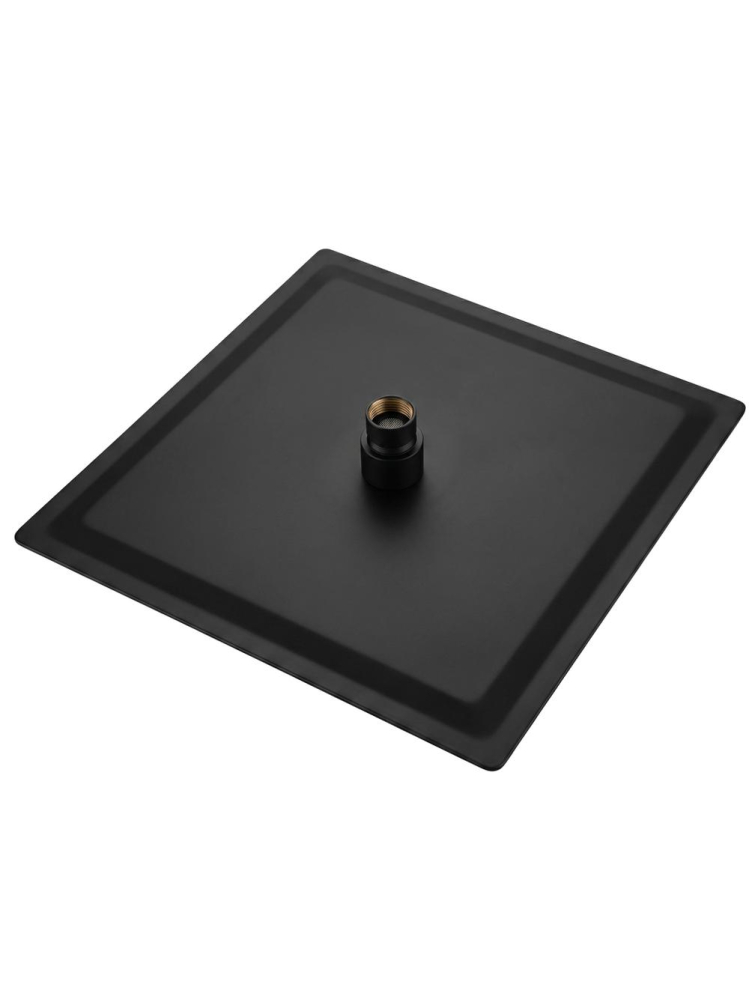 Palarie de dus patrata Rea JS-P015B negru 300x300mm inox [9]