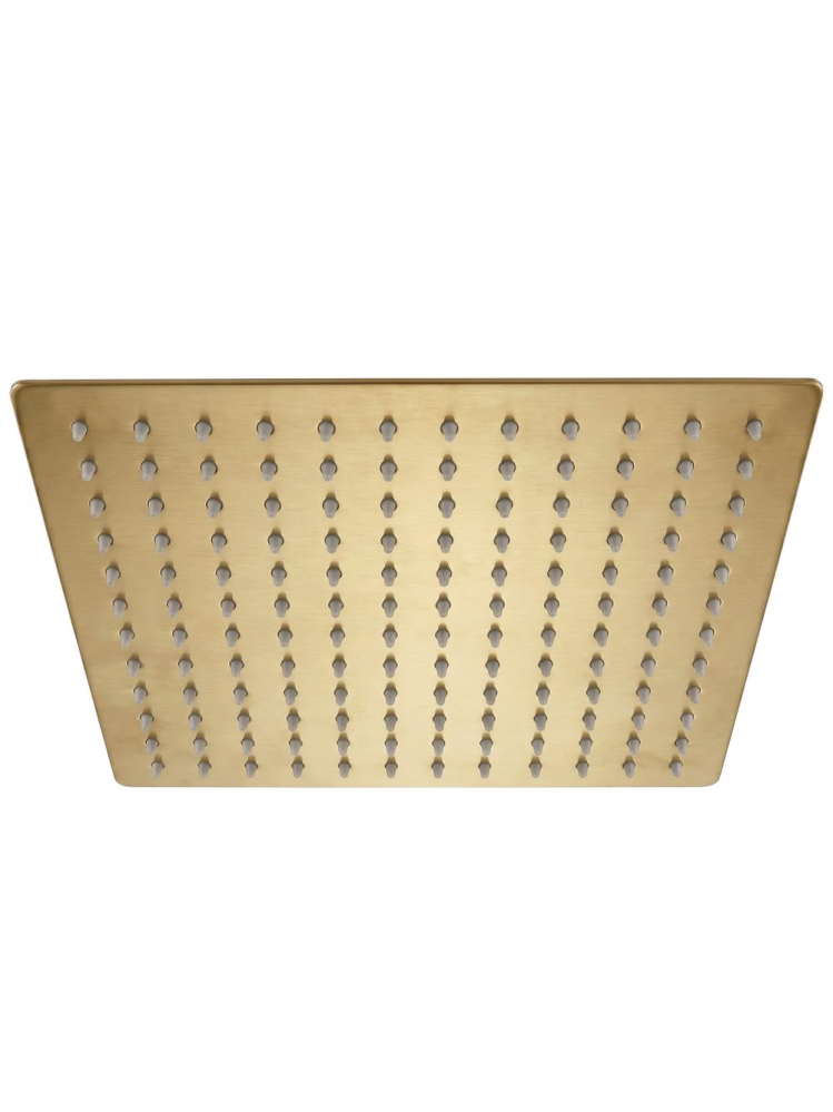 Palarie dus patrata Rea JS-P015BG 30cm auriu periat inox anti-calc [11]