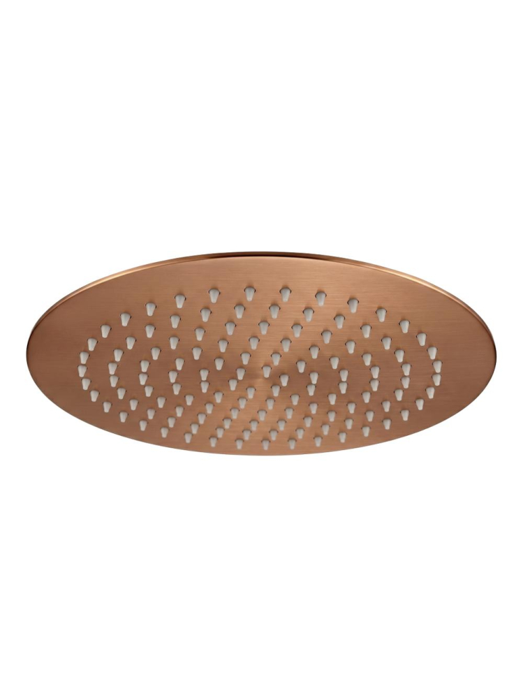 Cap de dus rotund REA JS-P014BRG cupru periat 250mm inox anti-calc [11]