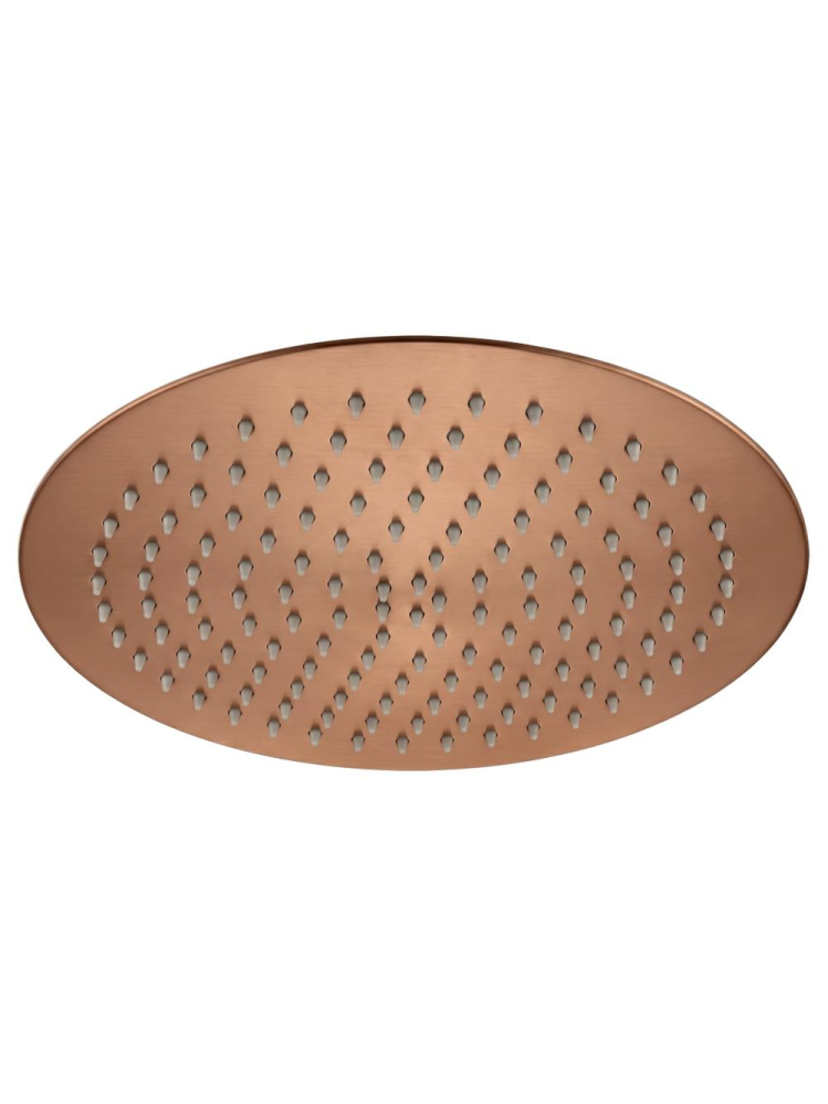 Cap de dus rotund Rea JS-P014BRG 300mm cupru periat inox anti-calc [11]