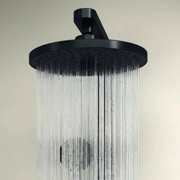 Palarie de dus rotunda din aluminiu Ideal Standard Alu+ negru mat 2 functii [3]