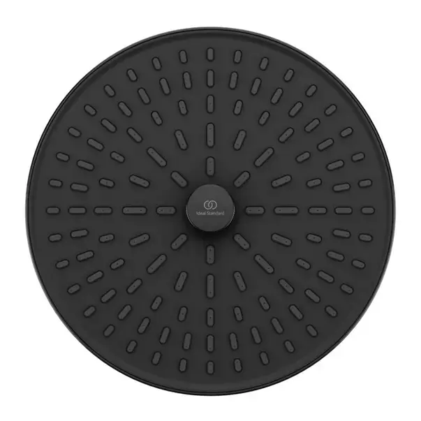 Palarie de dus rotunda din aluminiu Ideal Standard Alu+ negru mat 2 functii [2]