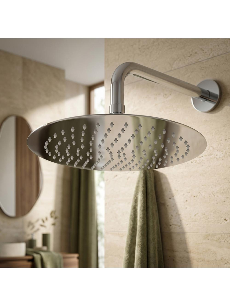 Cap de dus rotund REA JS-P014 crom 300mm inox Anti-Calc articulatie sferica [10]
