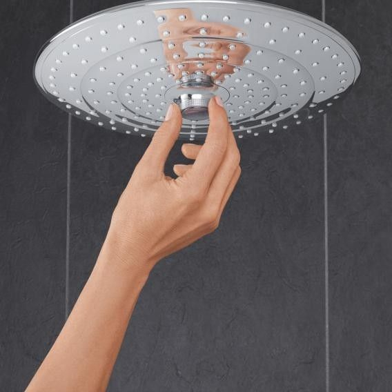 Palarie dus fix Grohe Euphoria 260, Ø26 cm cu brat, montaj pe perete [4]