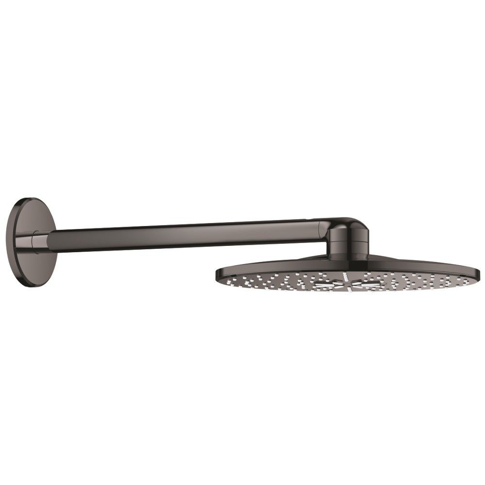 Palarie dus fix Grohe Rainshower 310 SmartActive, Ø31 cm cu brat, montaj pe perete, antracit (hard graphite) [1]