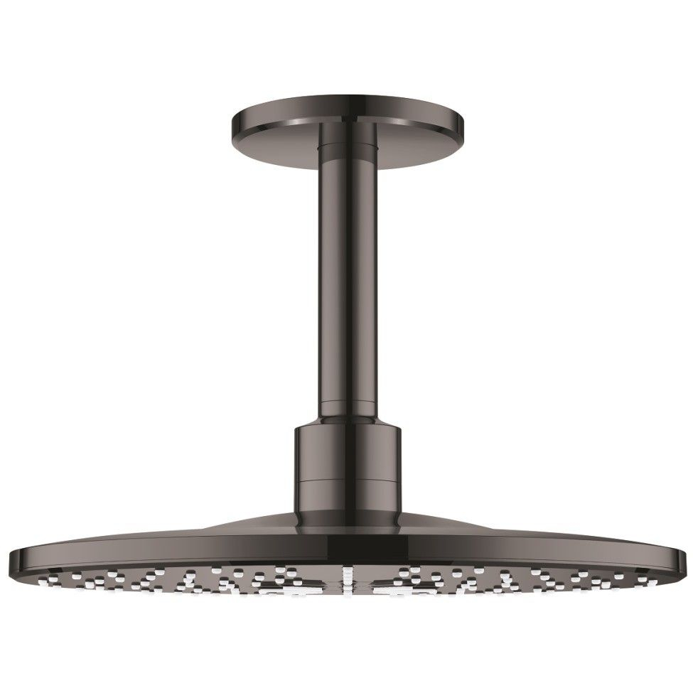 Palarie dus fix Grohe Rainshower 310 SmartActive, Ø31 cm cu brat, montaj pe tavan, antracit (hard graphite) [1]