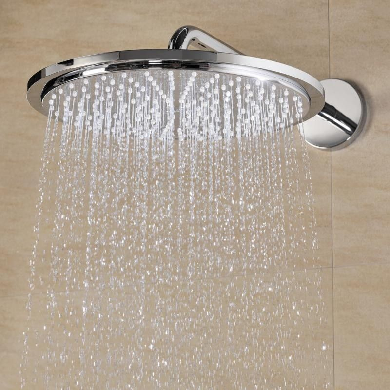 Palarie dus fix Grohe Rainshower Cosmopolitan 310, cu brat 5753600131 cm, montaj pe perete, fara limitator de debit [3]