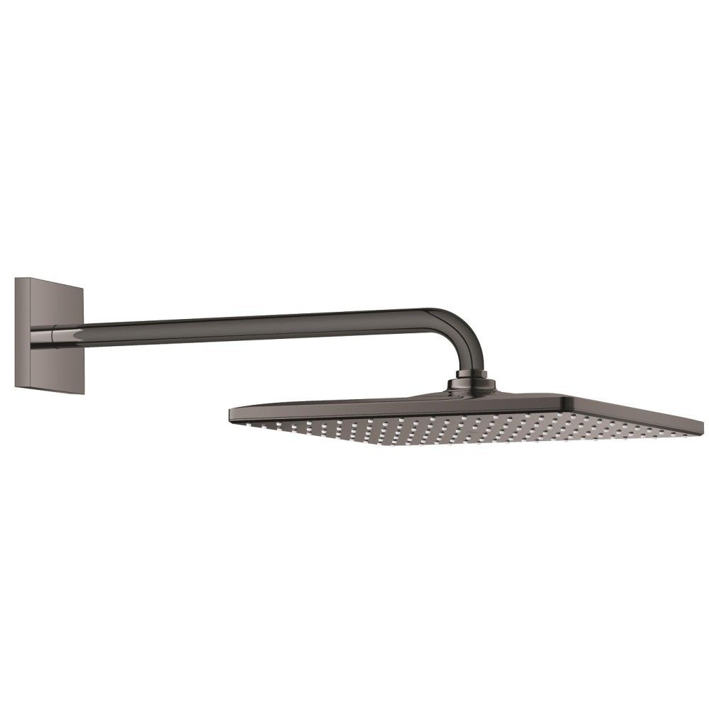 Palarie dus fix Grohe Rainshower Mono 310, 31x31 cm cu brat, montaj pe perete, antracit (hard graphite) [1]