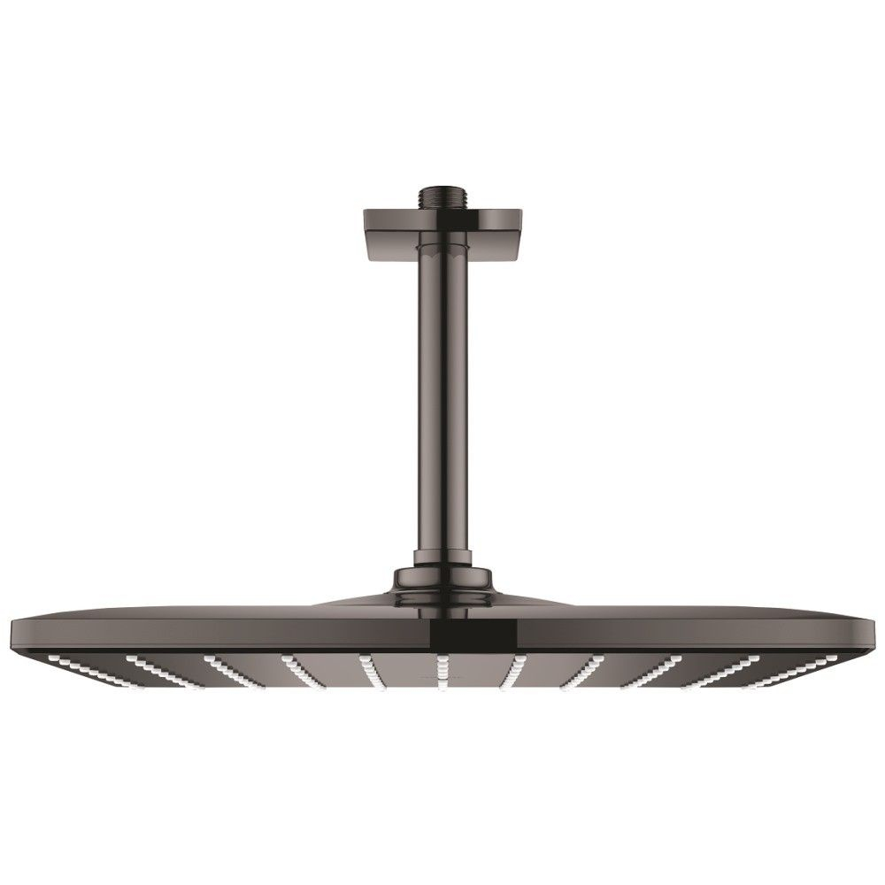 Palarie dus fix Grohe Rainshower Mono 310, 31x31 cm cu brat, montaj pe tavan, antracit (hard graphite) [1]