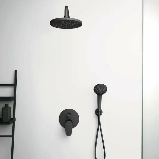 Palarie dus Ideal Standard IdealRain negru mat 200 mm [4]