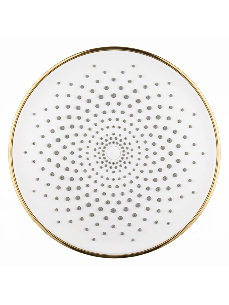 Cap de dus rotund REA JS-021 auriu 225mm ABS sistem Anti-Calc [7]