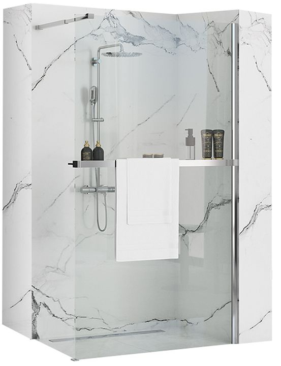 Panou de dus Rea Aero N 100 Transparent [1]