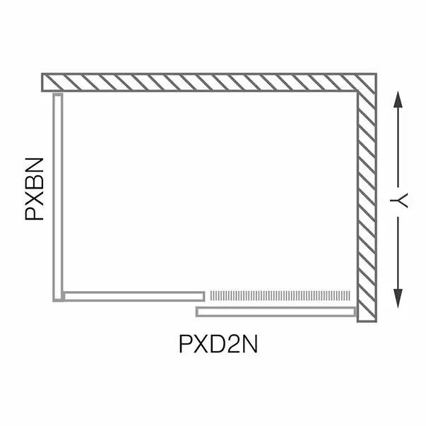 Panou de dus Roltechnik Proxima laterala 90 cm [2]