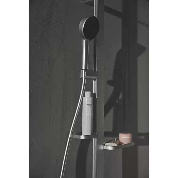 Para de dus din aluminiu Ideal Standard Alu+ argintiu mat cu 2 tipuri de jet [5]
