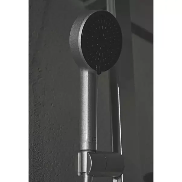 Para de dus din aluminiu Ideal Standard Alu+ argintiu mat cu 2 tipuri de jet [4]