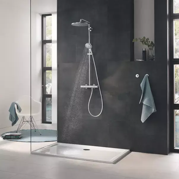 Para de dus Grohe Rainshower SmartActive 3 functii antracit periat Hard Graphite [4]