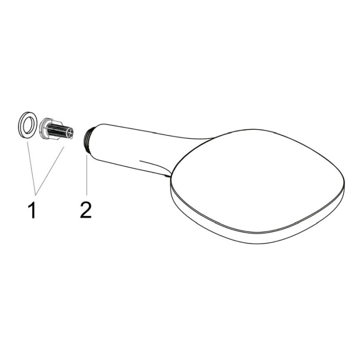 Para de dus, Hansgrohe, Raindance Select E 120, 3 jeturi, auriu lucios [3]