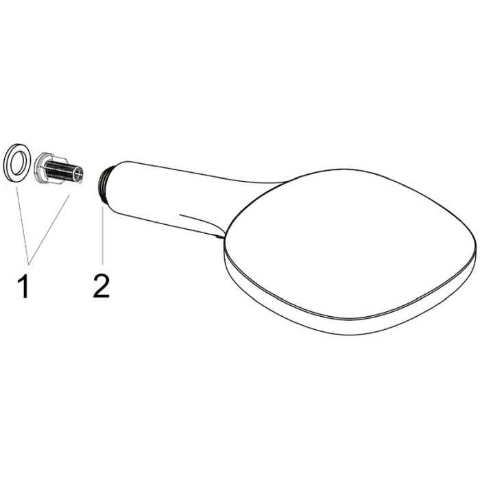 Para de dus Hansgrohe, Raindance Select E 120, cu 3 jeturi, crom [4]