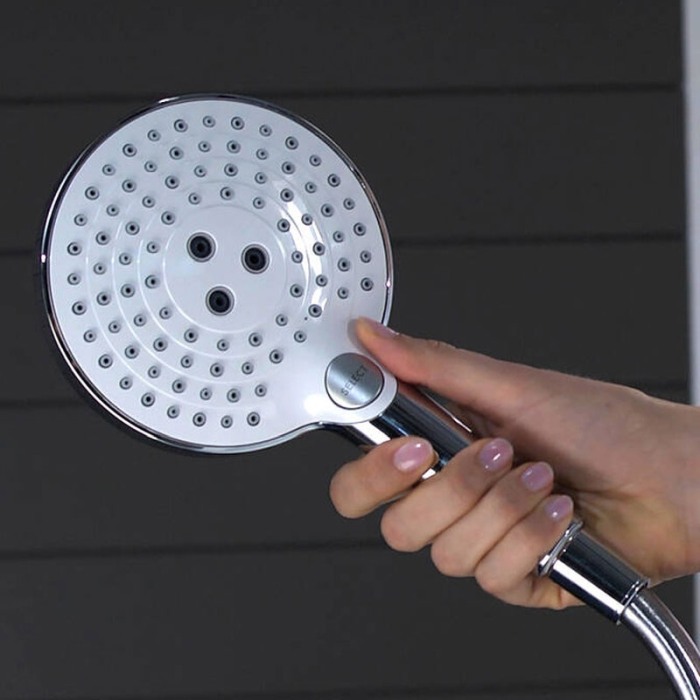 Para de dus, Hansgrohe, Raindance Select S 120, 3 jeturi, alb mat [6]
