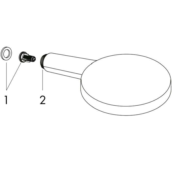 Para de dus, Hansgrohe, Raindance Select S, 3 jeturi, Negru mat [4]