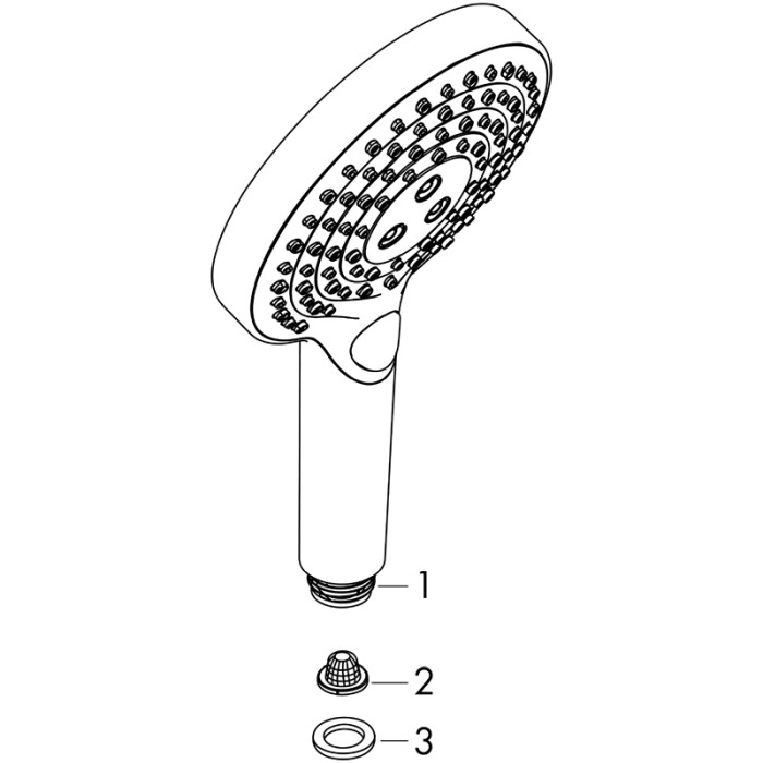 Para de dus Hansgrohe, Raindance Select S, crom [3]