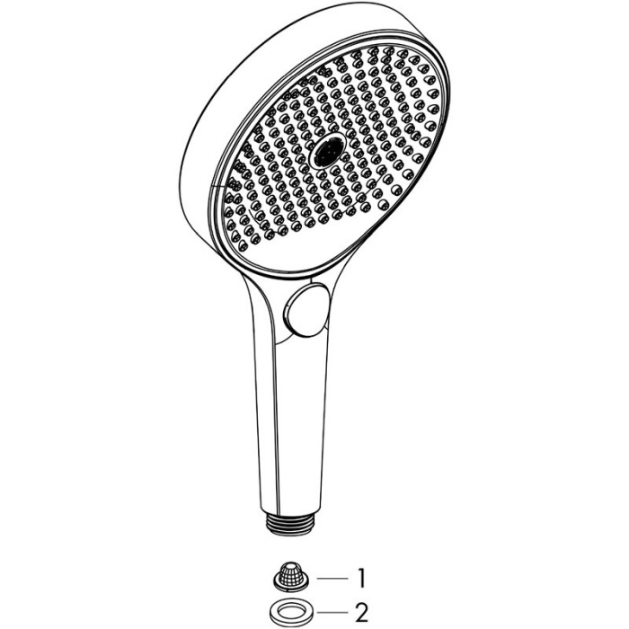 Para de dus Hansgrohe, Rainfinity 130, crom [4]