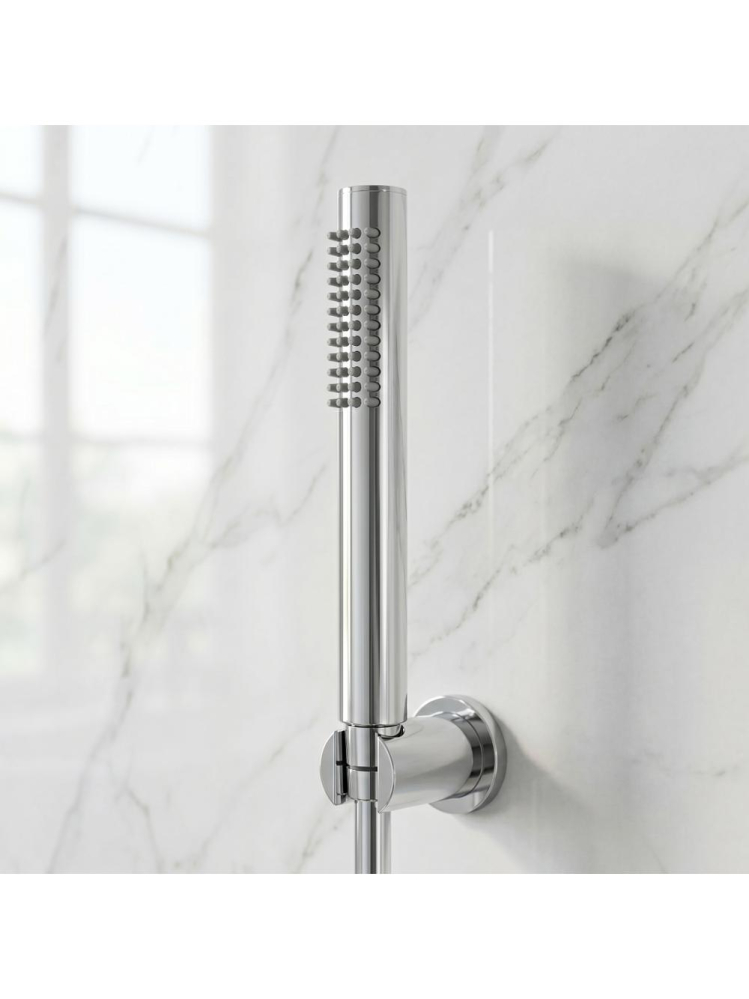 Para de dus Rea JS-018 crom ABS cilindric minimalist 212mm [2]