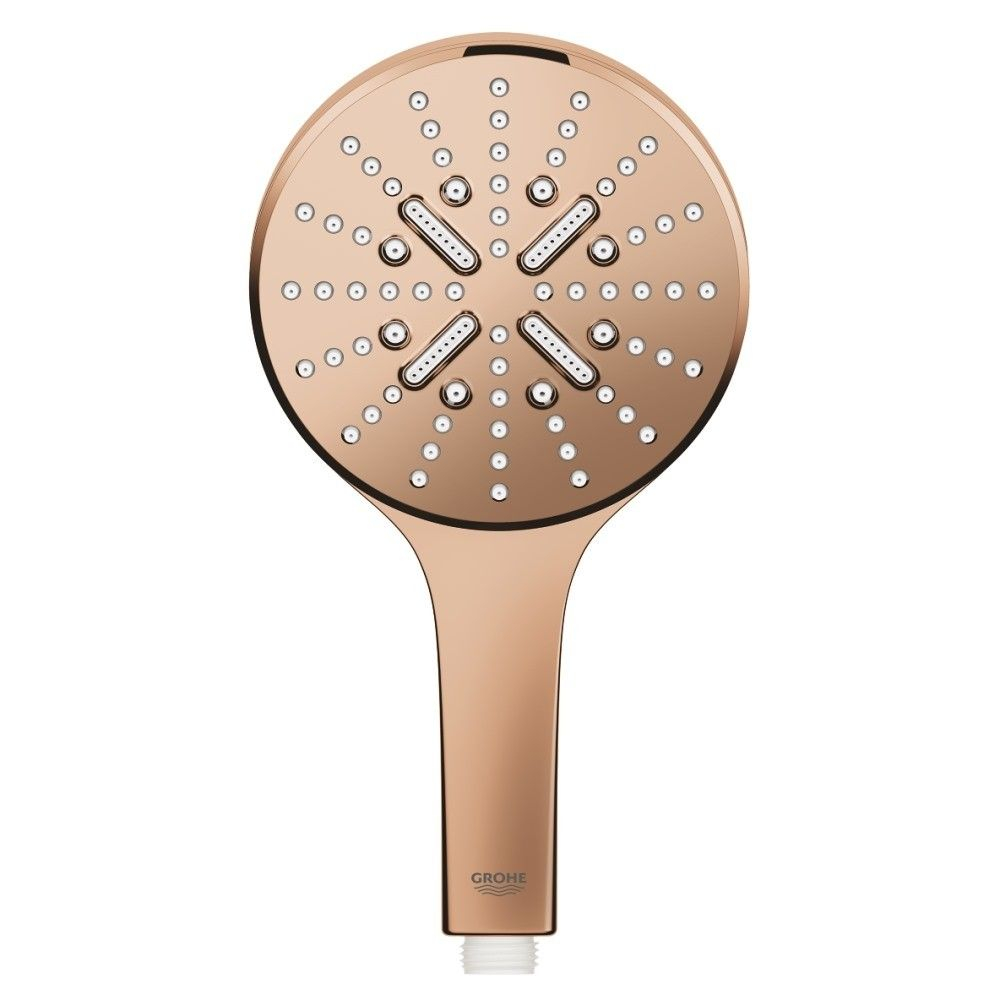 Para dus Grohe Rainshower Eco SmartActive 130 cu 3 jeturi, cupru (warm sunset) [2]