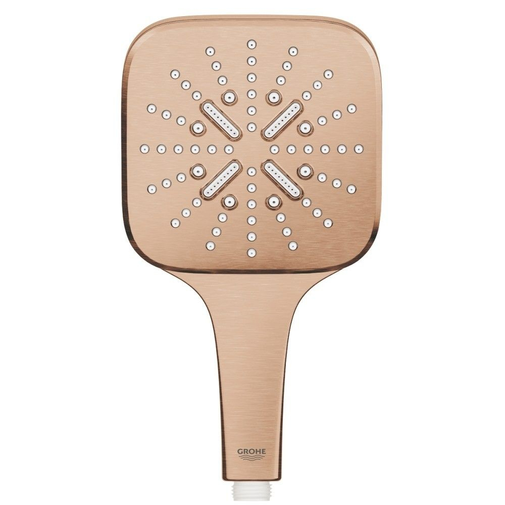 Para dus Grohe Rainshower Eco SmartActive 130 Cube 3 jeturi, cupru mat (brushed warm sunset) [2]