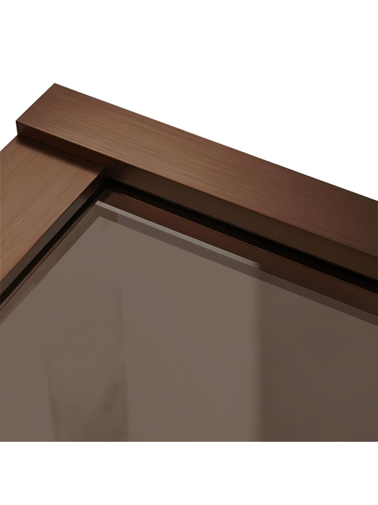 Paravan de baie Rea Elegant cupru periat 70 [8]