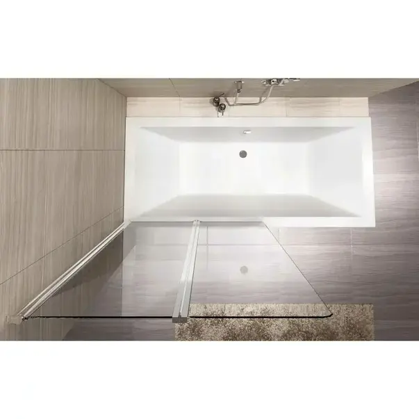 Paravan de cada pliabil Rea Agat-2 crom 100x140 cm mobil [6]
