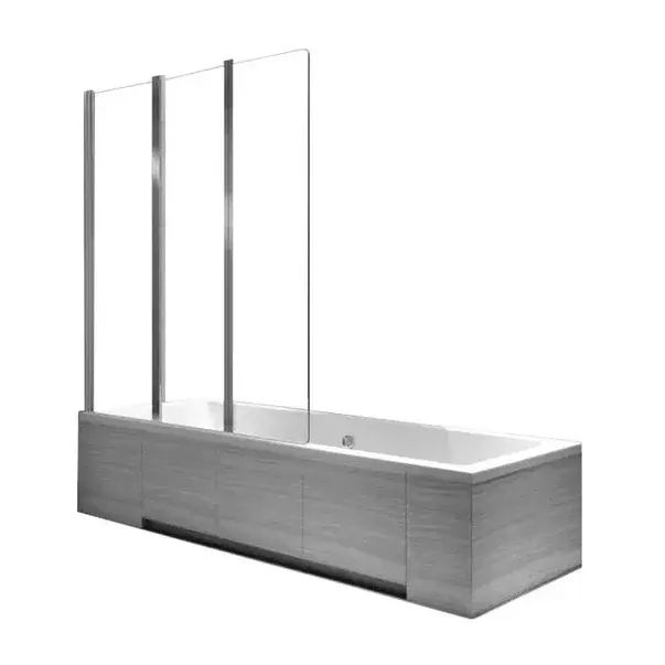 Paravan de cada pliabil Rea Agat-3 crom 120x140 cm mobil [1]