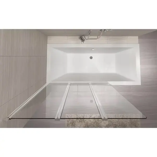 Paravan de cada pliabil Rea Agat-3 crom 120x140 cm mobil [3]