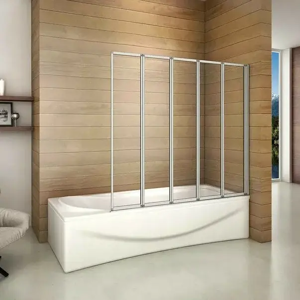 Paravan de cada pliabil Rea Idea crom 120x140 cm mobil [7]