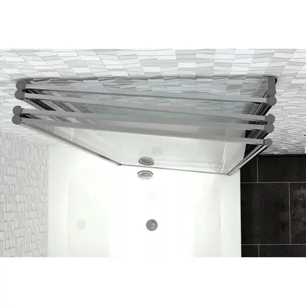 Paravan de cada pliabil Rea Idea crom 120x140 cm mobil [10]