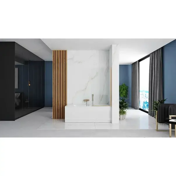 Paravan de cada Rea Elegant auriu 70x140 cm [3]