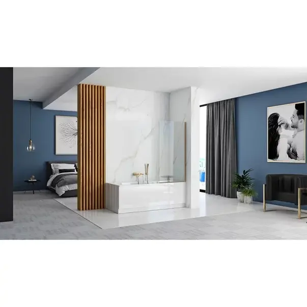 Paravan de cada Rea Elegant auriu 70x140 cm [5]