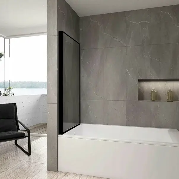 Paravan de cada Rea Lagos negru 70x140 cm mobil [4]