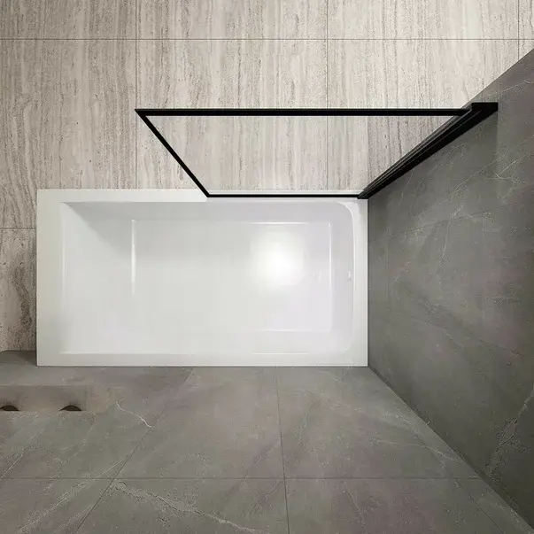 Paravan de cada Rea Lagos negru 70x140 cm mobil [3]