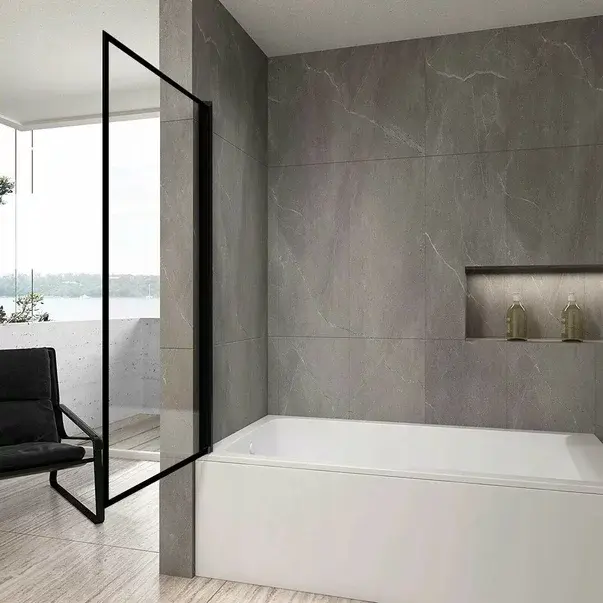 Paravan de cada Rea Lagos negru 70x140 cm mobil [6]