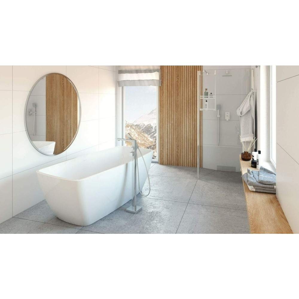 Paravan de dus Deante Kerria Plus crom 90x200 cm [2]