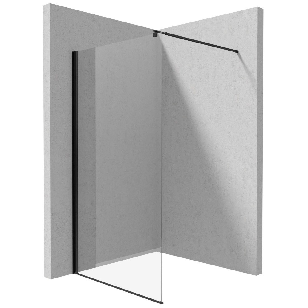 Paravan de dus Deante Kerria Plus negru mat 110x200 cm [1]