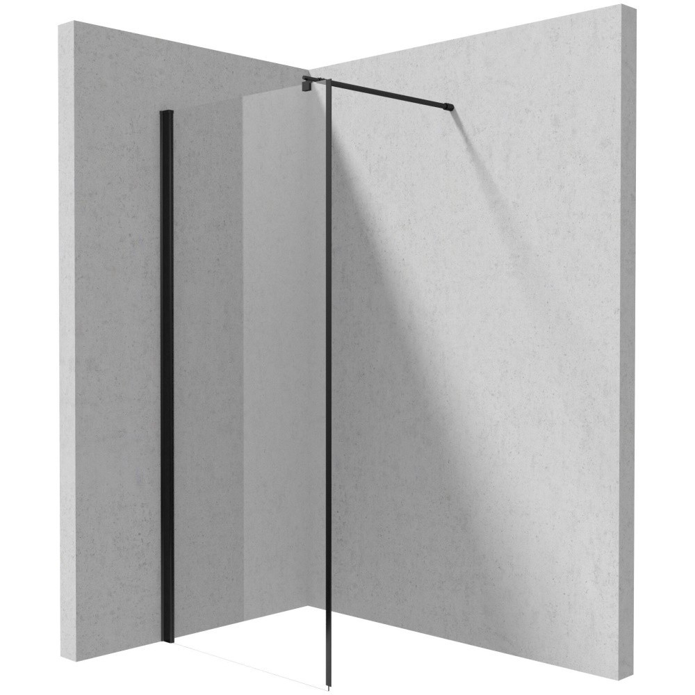 Paravan de dus Deante Kerria Plus negru mat 80x200 cm [1]