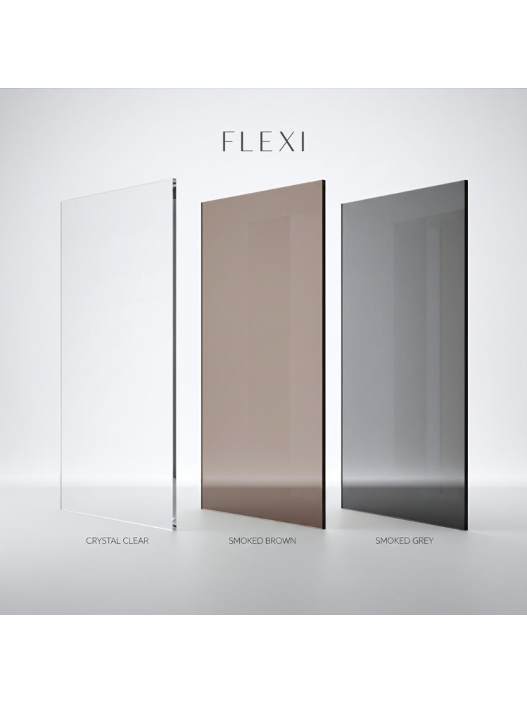 Paravan de dus Rea Flexi Transparent / Titan 70 [8]