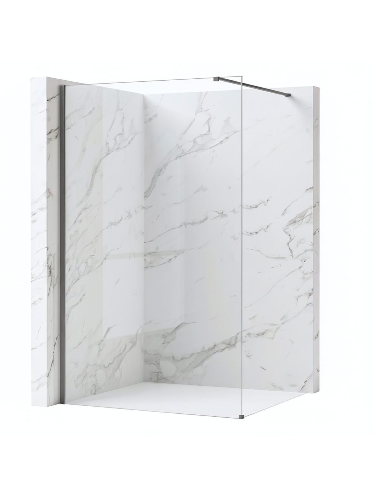 Paravan de dus Rea Flexi Transparent / Titan 90 [2]